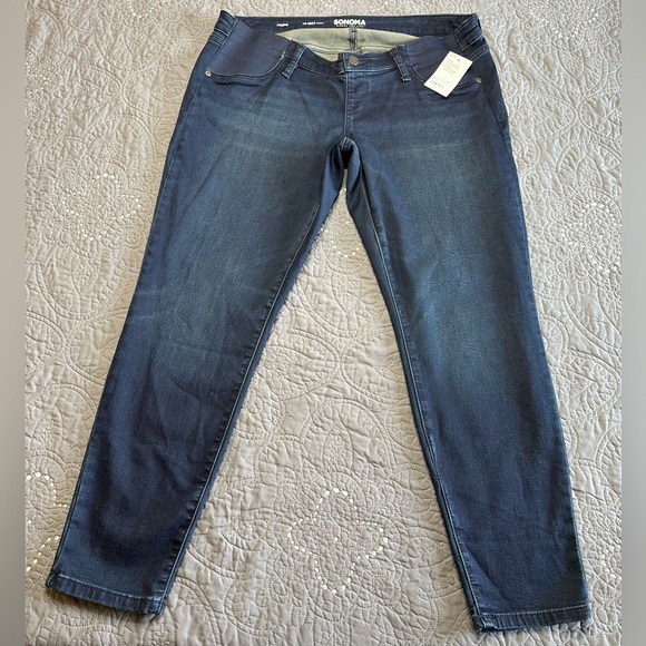 Sonoma Women’s Dark Blue Maternity Jeggings NWT Size 16 Maternity - Picture 12 of 12